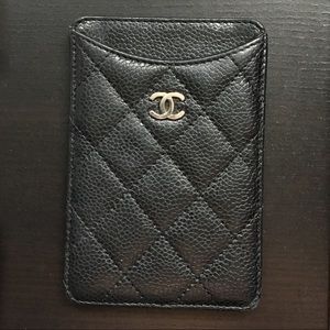 Chanel Leather Credit Card Holder